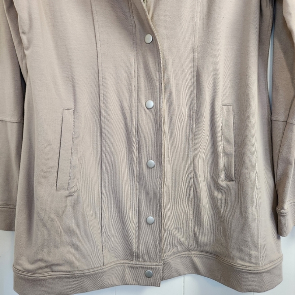 Eileen Fisher Full Zip Sweatshirt Jacket Minimalist Athleisure Activewear small - Picture 5 of 11